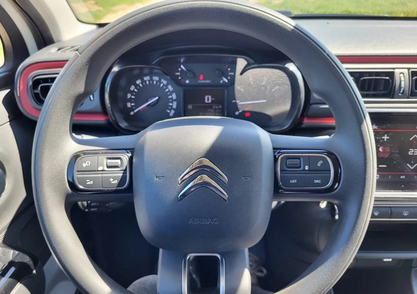 Citroen C3 cena 47900 przebieg: 17000, rok produkcji 2021 z Kłobuck małe 326